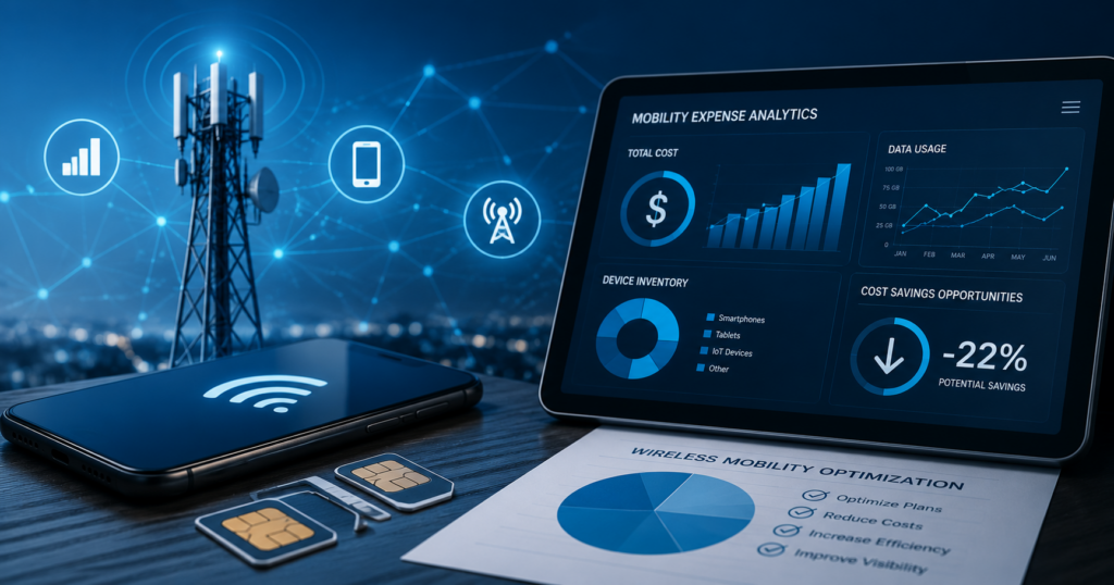 Wireless mobility expense management
